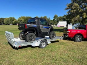 Aluma 7814 - S/A -BIFOLD GATE Utility Trailer